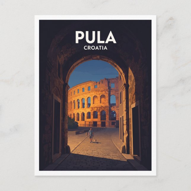 Pula Croatia Gift Postcard (Front)