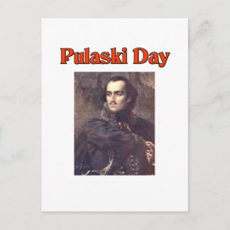 Pulaski Day Postcard