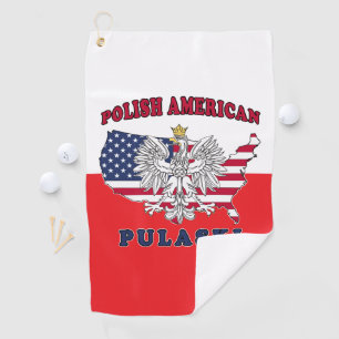 Pulaski Wisconsin Polish Golf Towel