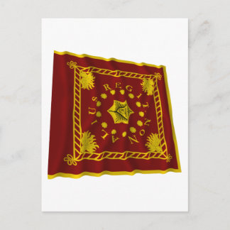 Pulaski's Legion Flag Postcard