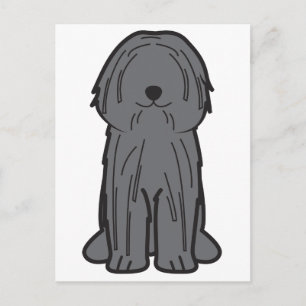 Puli Dog Cartoon Postcard
