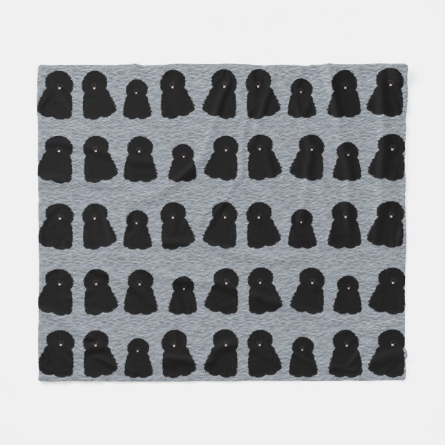 Puli Fleece Blanket (Front (Horizontal))