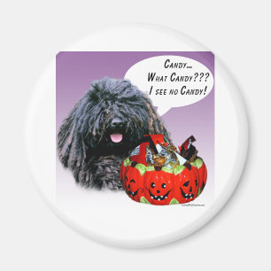 Puli Halloween Candy Magnet