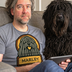 Puli Hungarian Sheepdog Add Your Dogs Name T-Shirt