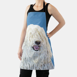 Puli Painting - Cute Original Dog Art Apron