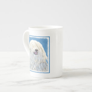 Puli Painting - Cute Original Dog Art Bone China Mug