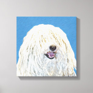 Puli Painting - Cute Original Dog Art Canvas Print