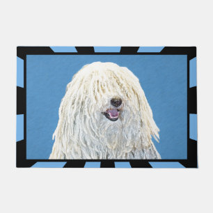 Puli Painting - Cute Original Dog Art Doormat