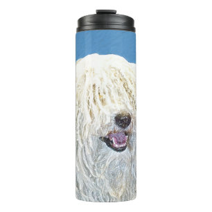 Puli Painting - Cute Original Dog Art Thermal Tumbler