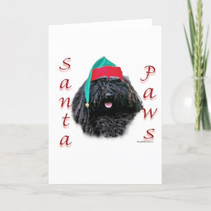 Puli Santa Paws Holiday Card