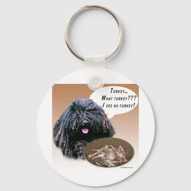 Puli Turkey Key Ring (Front)