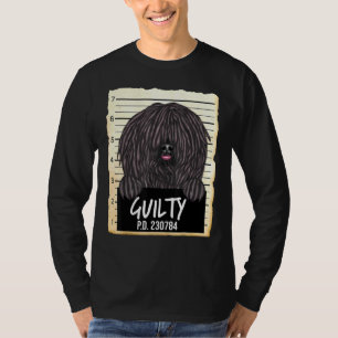 Pulik Guilty Dog Mugshot T-Shirt