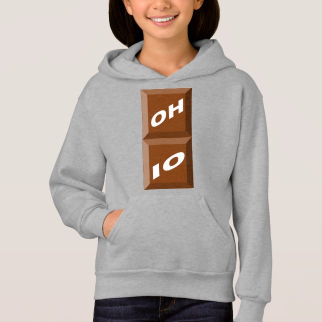 PULL A CAPUCHE ROSE PALE OHIO CHOCOLAT (Front)