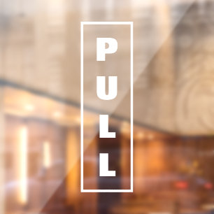 Pull Door Sign,