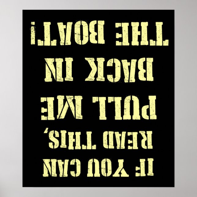 Pull Me Back in the Boat Poster (Front)