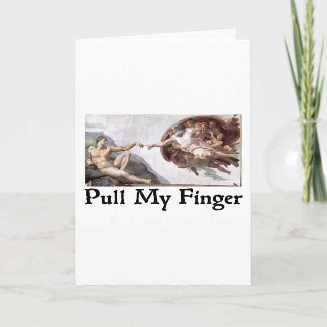 Pull My Finger Card (Front)