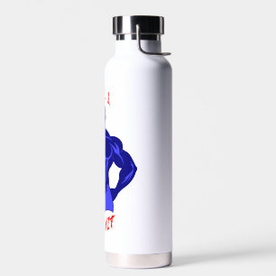 Pull Or Quit Hardcore Bodybuilding Motivation Gear Water Bottle