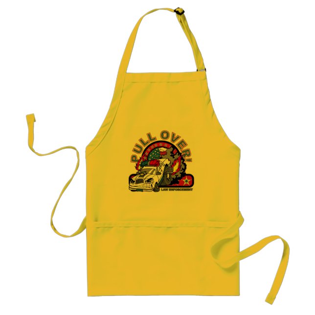Pull Over Cop Car Standard Apron (Front)