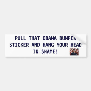PULL THAT OBAMA BUMPER S... STICKER