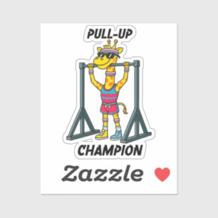 Pull-Up Champion - Funny Giraffe Gym