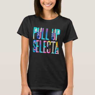 Pull Up Selecta Colorful Typography Reggae T-Shirt