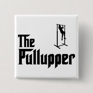 Pull Ups 15 Cm Square Badge