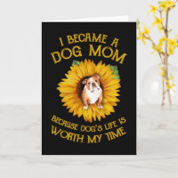Pulldog Inside Sunflower A Dog Mum Dog's Life Gift