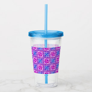 Pulled Bubble Fun / Miami / Mirror Twist / Acrylic Tumbler
