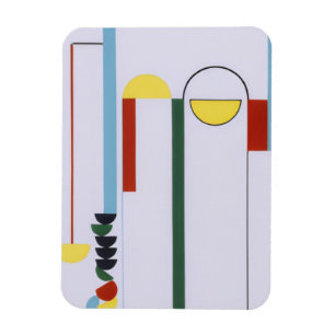 Pulley Abstract Magnet – Colorful Design