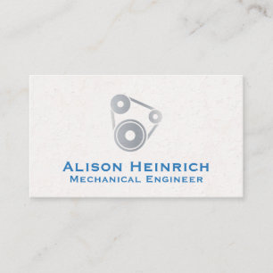 Pulley System   Mechanical Parts Business Card