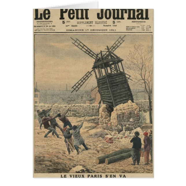 Pulling down one of the last windmills (Front)