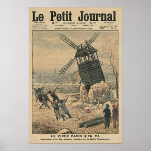 Pulling down one of the last windmills poster