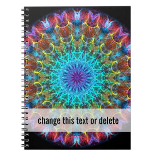 Pulling In kaleidoscope Spiral Notebook