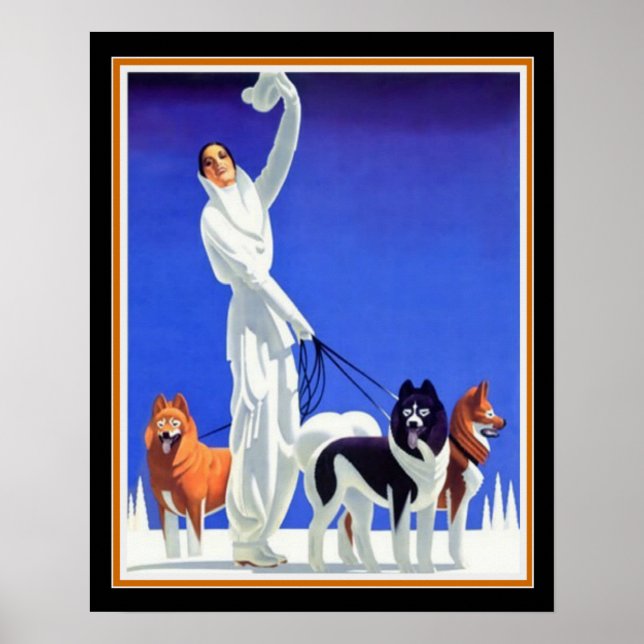 Pullman Art Deco Ad (1930s) 16x20 Poster (Front)