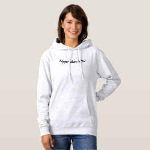 Pullover Hoodie Oversized logo for Her