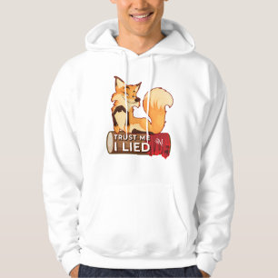 Pullover Hoodie: Trust Me (white)