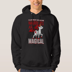 Pulmonary Embolism Awareness Warrior PE Unicorn Lo Hoodie