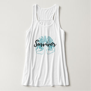 Pulmonary Embolism Survivor Lungs Blue Singlet