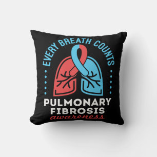 Pulmonary Fibrosis Awareness Every Breath Counts Cushion