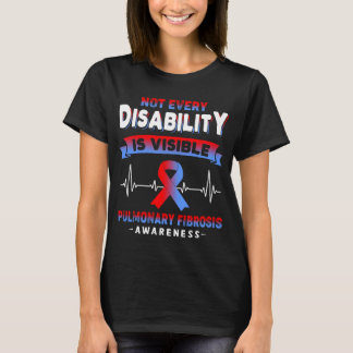 Pulmonary Fibrosis Awareness Ribbon Support Gifts T-Shirt