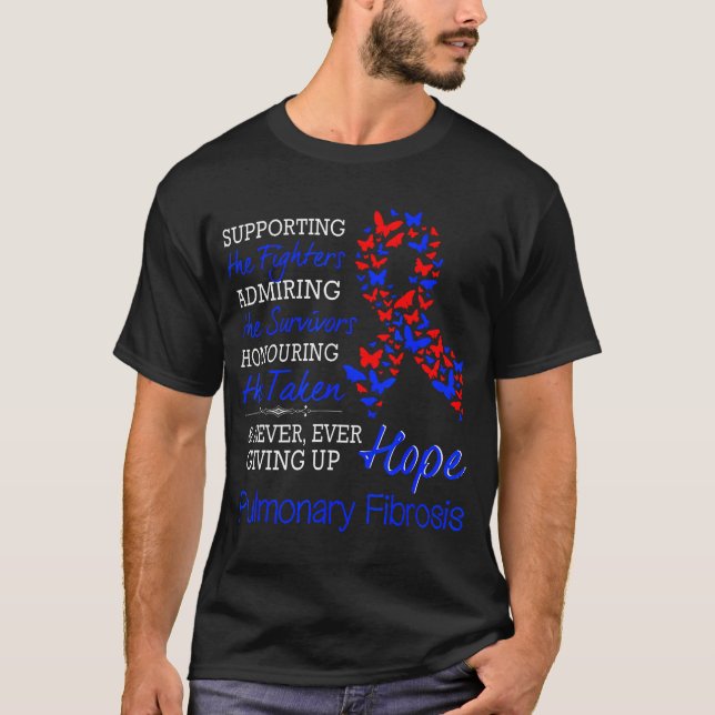 Pulmonary Fibrosis Awareness T-Shirt (Front)