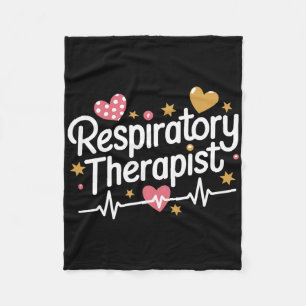 Pulmonary Rt Respiratory Nursing Fleece Blanket