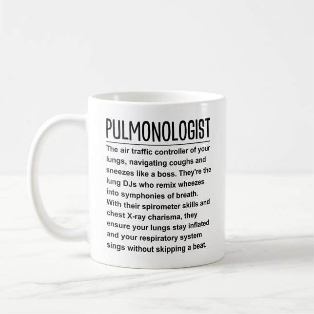 Pulmonologist  coffee mug (Left)