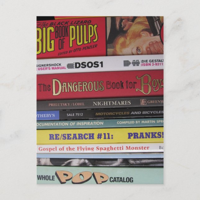 Pulp Pop Books Postcard (Front)