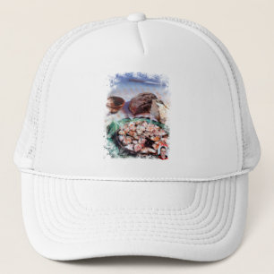 Pulpo a la gallega/Polbo á feira/Galician octopus Trucker Hat