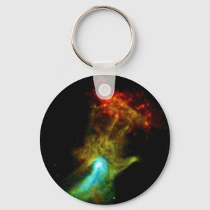 Pulsar B1509 - Hand of God X-Ray Nebula NASA Photo Key Ring