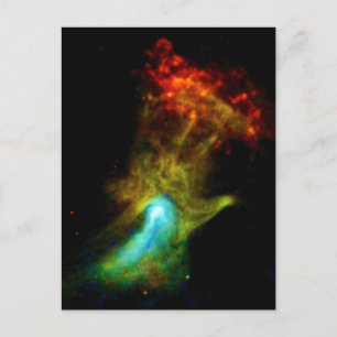 Pulsar B1509 - Hand of God X-Ray Nebula NASA Photo Postcard