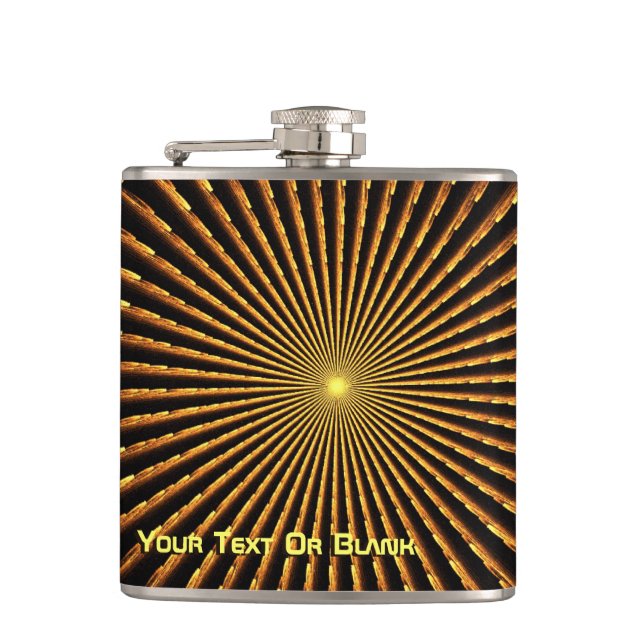 Pulsar Hip Flask (Front)