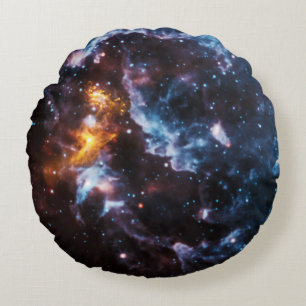 Pulsar Neutron Star Galaxy Image Round Cushion