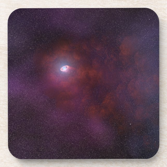 Pulsar Wind From A Neutron Star. Coaster (Front)